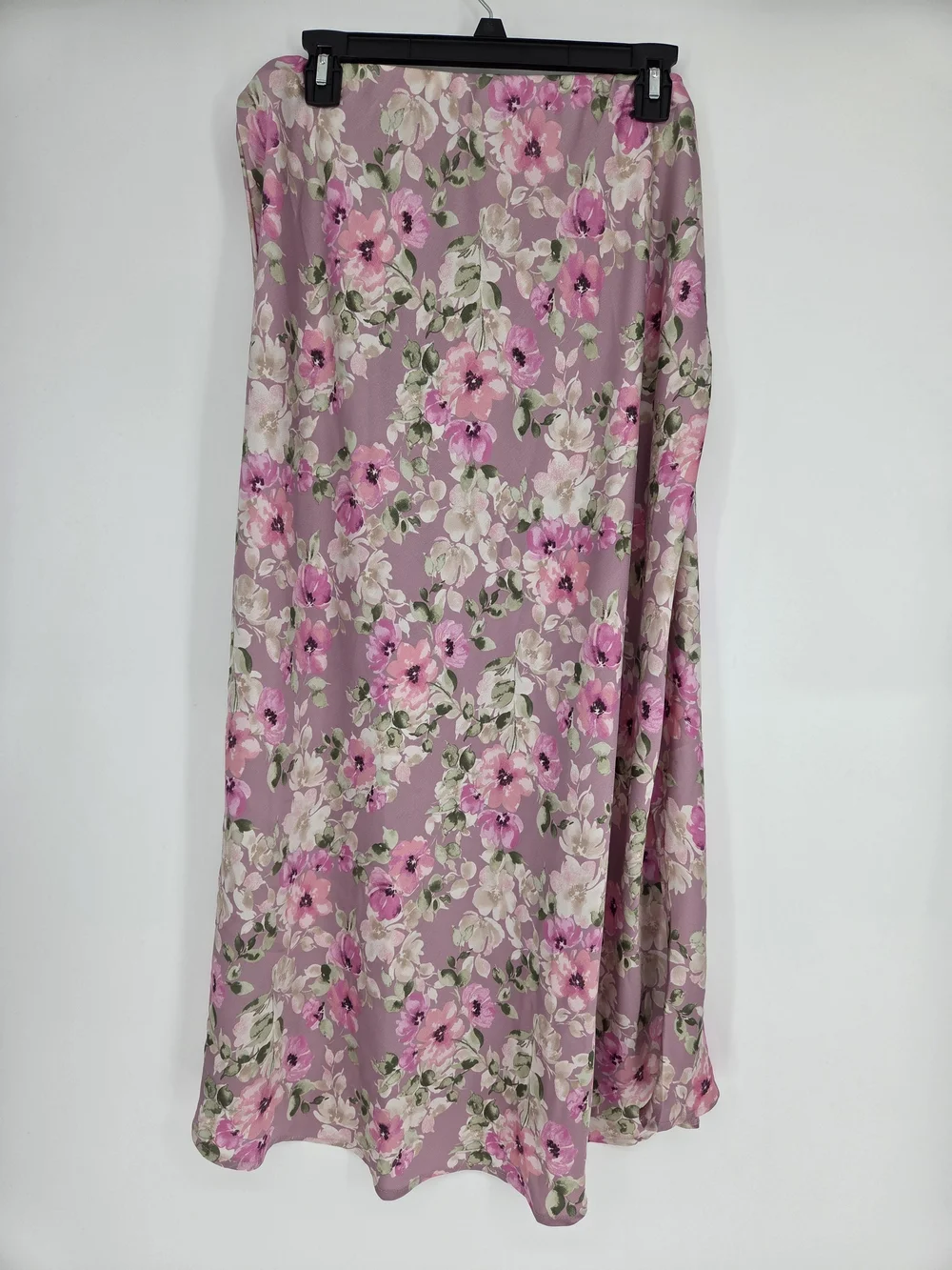 Fashion Nova Pink Floral Midi Skirt Size 3X
